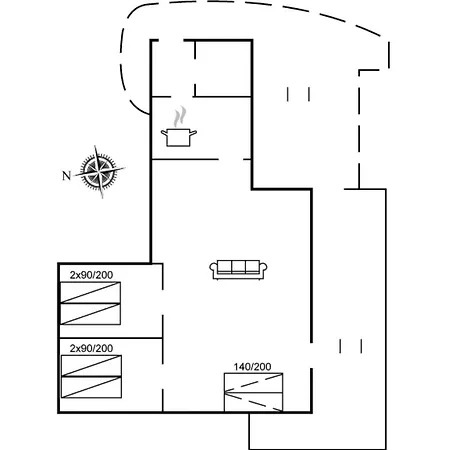 Prázdninový dům Cristiana - 950m From The Sea By Interhome Allinge-Sandvig